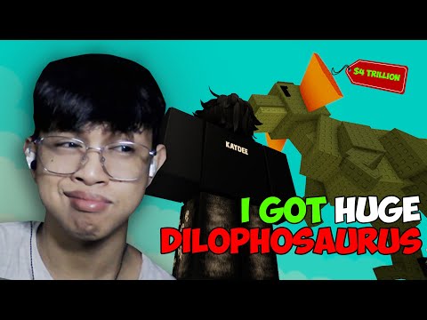 The Biggest HUGE DILOPHOSAURUS EVER! | Grow A Garden