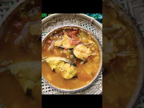 How to make Boil fish with bamboo shoots#food #foodforfoodies #indiancurry #recipe #shortvideo