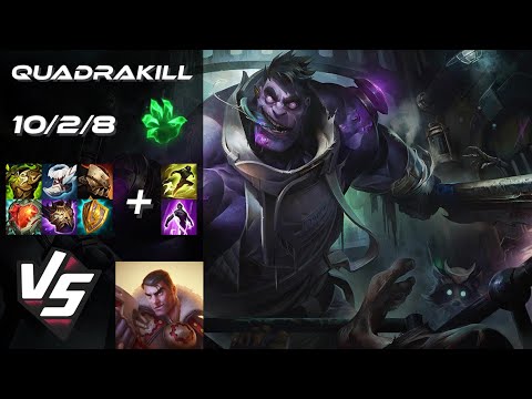 TOP Dr. Mundo vs Jayce [QUADRAKILL] - EU Challenger Patch 25.21