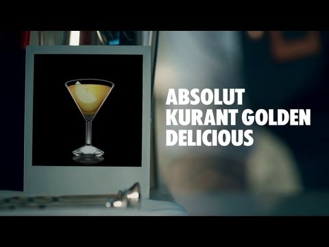 ABSOLUT KURANT GOLDEN DELICIOUS DRINK RECIPE - HOW TO MIX