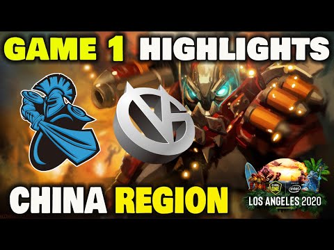 Newbee vs Vici Gaming Game 1 Highlights ESL ONE Los Angeles 2020