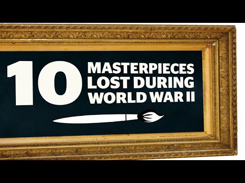 10 Art Masterpieces Lost During World War II  |  Gustav Klimt  |  4K