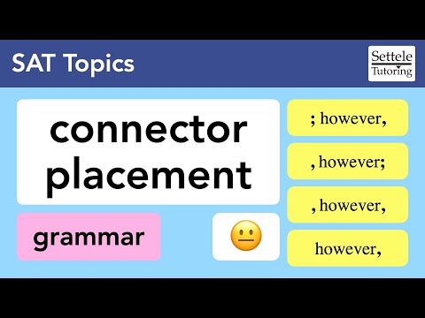 Connector Placement — how do you punctuate “however”???