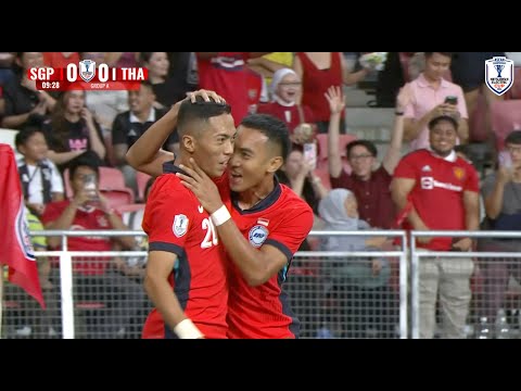 SHAWAL ANUAR GOAL | 🇸🇬 SINGAPORE 1-0 THAILAND 🇹🇭 | #MITSUBISHIELECTRICCUP 2024