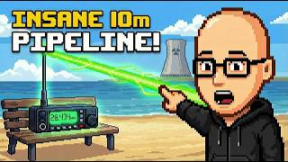 Delaware Beach POTA | This 10m DX Pipeline is INSANE!