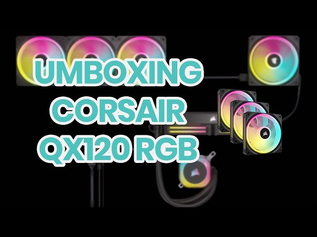 Vídeo relacionado con Corsair iCUE Link QX120 RGB 120mm de Cúpula Magnética Ventiladores de Triple Kit de Inicio con Concentrador de Sistema iCUE Link - Negro