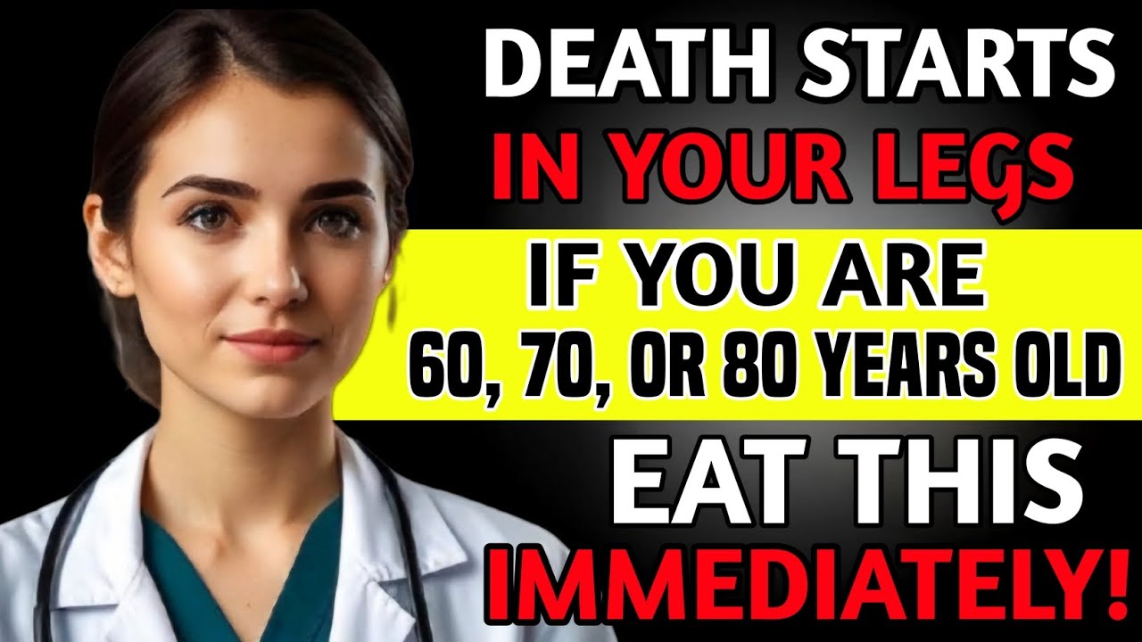⚠️ Your Legs Weaken First! Eat These 6 Foods to Strengthen Them