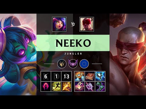 Neeko Jungle vs Lee Sin - EUW Master Patch 25.16