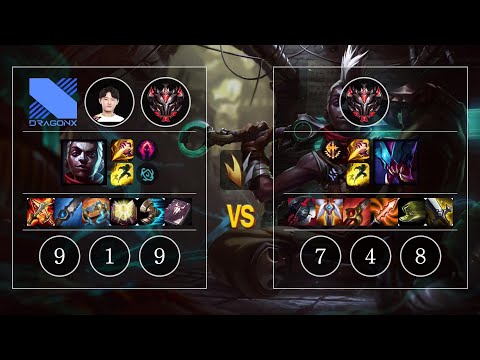 DRX Pyosik Ekko vs Rek'Sai Jungle - KR GrandMaster Patch 10.10