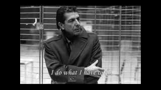 Leonard Cohen - In My Secret Life - With Lyrics.