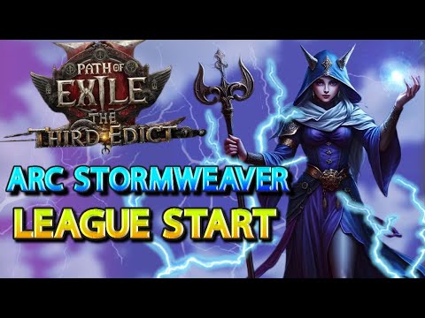 COMFORTABLE Arc Stormweaver League Start Build Guide (Theorycraft) | POE 2 0.3 Sorceress Guide