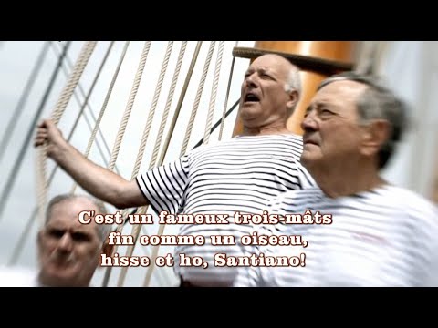Santiano avec les Marins d'Iroise et les paroles