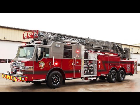 Velocity® 105' Heavy Duty Steel Aerial Ladder – Spring, TX