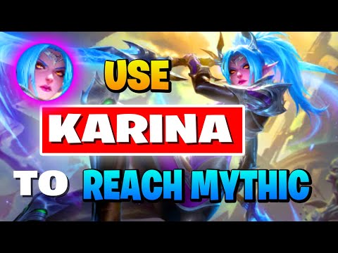 KARINA GUIDE - Why I Used KARINA to RANK UP SOLO in Mobile Legends