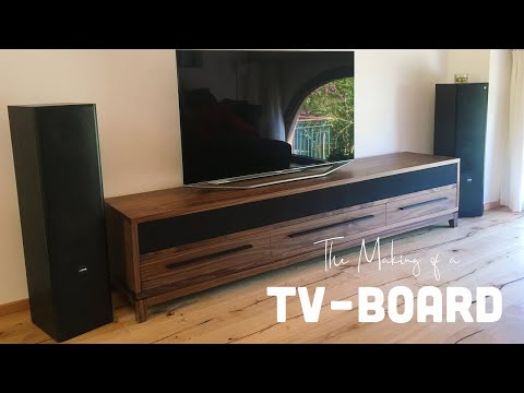 The Making of a TV-Board. TV-Möbel aus amerikanischem Nussbaum