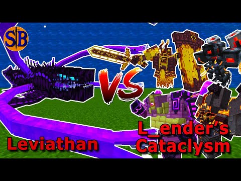 COMPLETED Leviathan vs L_ender's Cataclysm | Underwater VS On land | Minecraft Mob Battle