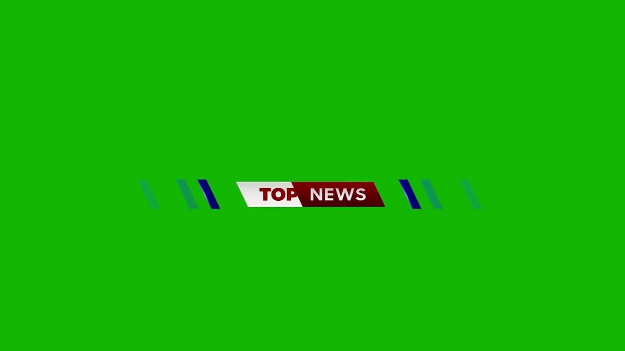 Breaking News Animation Green Screen