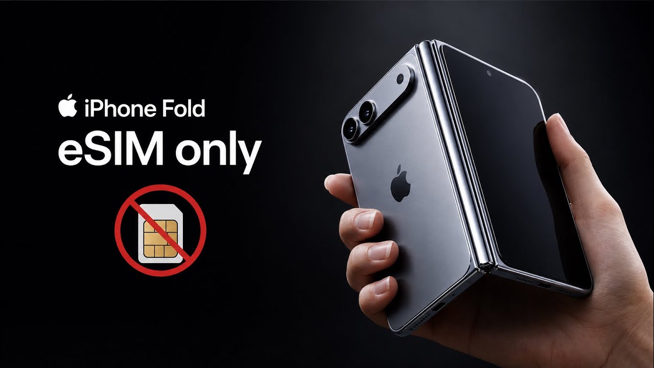 iPhone Foldable Pertama Apple Bakalan eSim Only?! Era Simcard Fisik Sudah Berakhir?