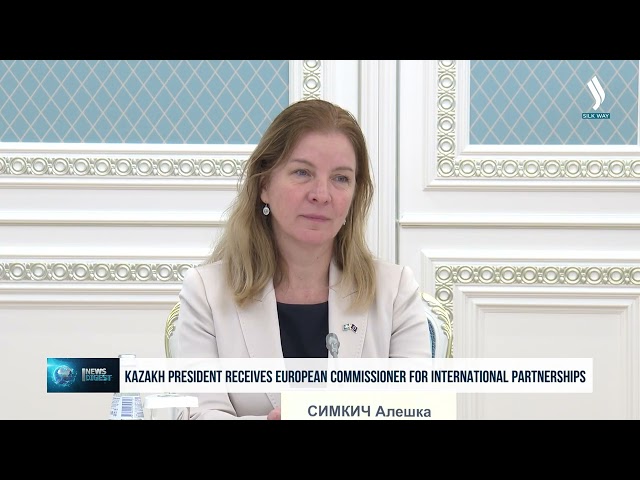 Kazakh President receives European Commissioner for International Partnerships
