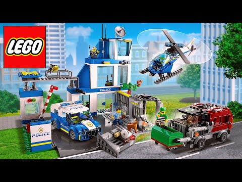 Lego City Polis Merkezi (2022) - Stop Motion Yapımı, Kutu Açılışı ve İncelemesi - Set #60316