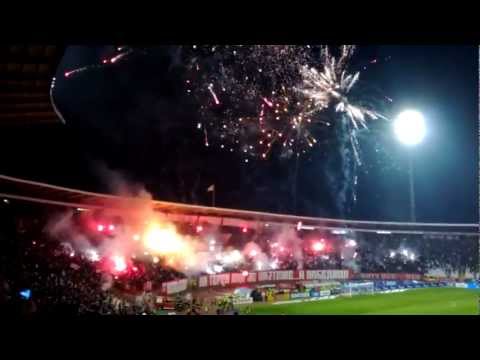 Delije 143.derbi- Vatromet i bakljada