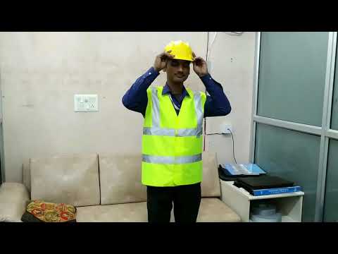 Unisex polyester 3m reflective jacket, for construction