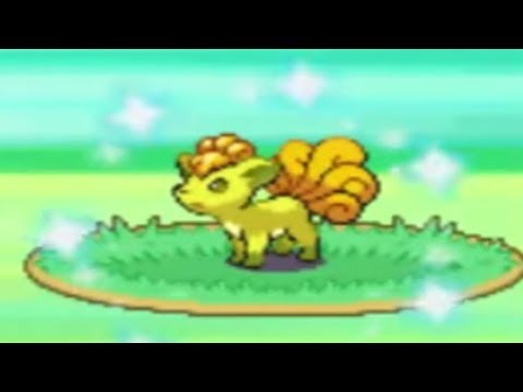 (SS BQ #4) LIVE Shiny Vulpix after 1,358 REs in SoulSilver [Repel Trick]