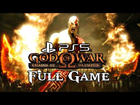 God of War PS5 Chains of Olympus - Gameplay Walkthrough FULL GAME (4K 60FPS) Remastered