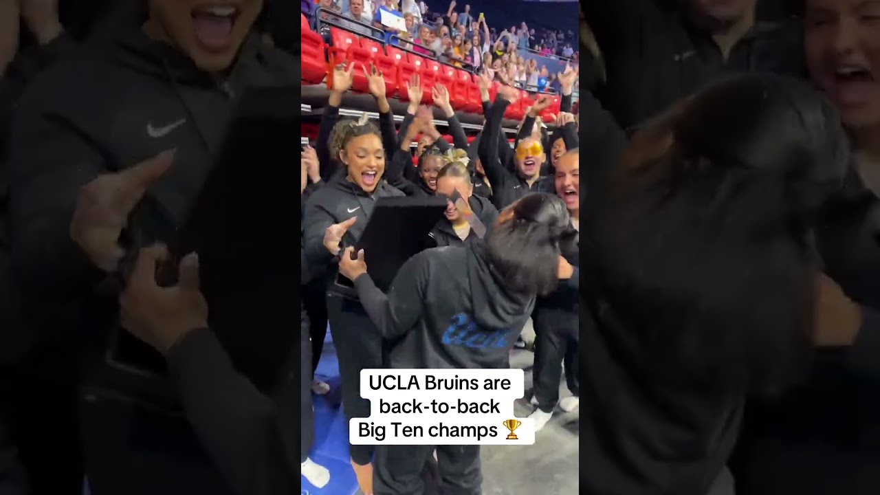 Another conference championship trophy for UCLA 🤩 (via @bigten/TT)