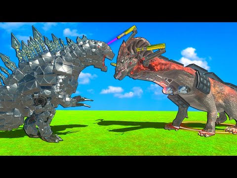 ULTIMATE GODZILLA VS UPGRADED HYDRA! (Animal Revolt Battle Simulator)