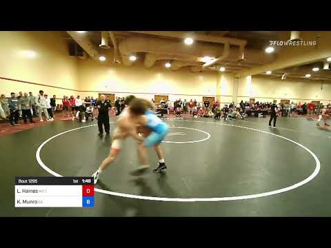 74 Kg Round Of 32 - Levi Haines, M2 Training Center Vs Kamdyn Munro, Georgia 04ea
