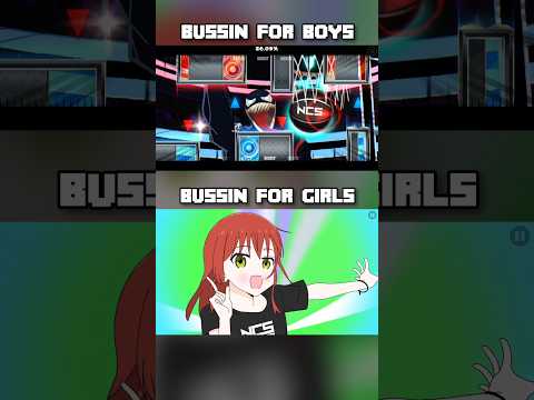 BUSSIN for Boys vs BUSSIN for Girls? | Geometry Dash 2.2 #shorts