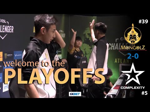 Welcome to the PLAYOFFS - Mongolz 2-0 Complexity - ESL Challenger Atlanta 2023 - Highlights