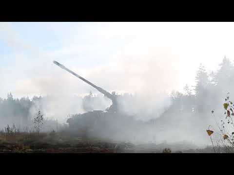 German Howitzer Live-Fire Exercise