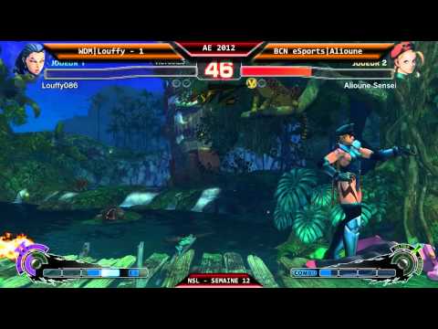 BCN eSport|Alioune x WDM|Louffy - NSL R12 - SSF4 AE 2012