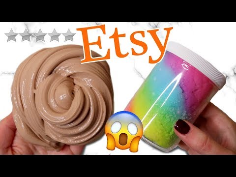 ZERO STAR ETSY SLIME SHOP REVIEW! Video