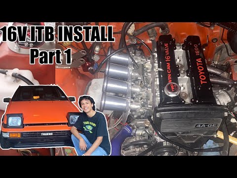 Installing AE86 ITB's On My Cammed Smallport 16v 4AGE! Part 1