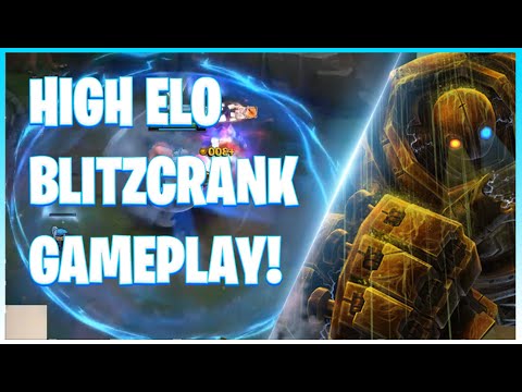 WE'RE BACK! HIGH ELO SUPPORT GAMEPLAY (CHALLENGER BLITZCRANK)
