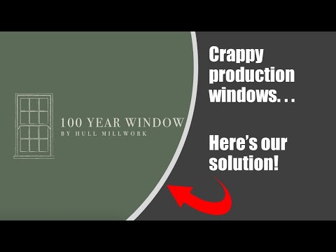 The 100-year window is finally here. A long-lasting beautiful window.
