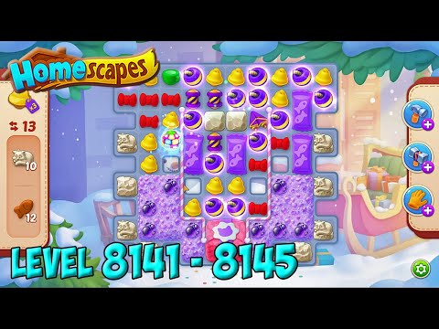 Homescapes level 8141 - 8145 🏡 Playrix HD