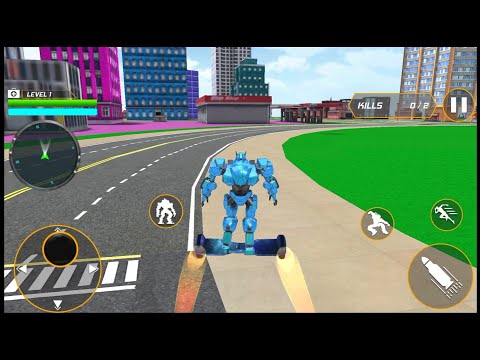 Dragon Robot Police Truck Games - Android Gameplay