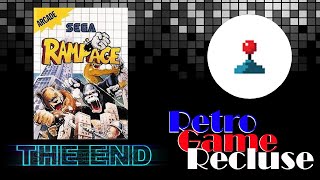 Rampage (1986) Sega Master System ending [Retro Gaming]