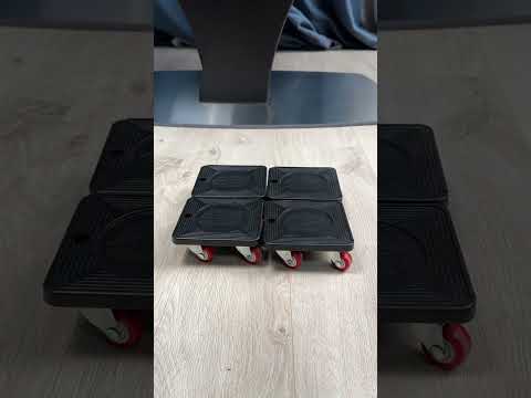 Как перетащить тяжёлую мебель? Легко, с помощью комплекта роликов + рычаг 😏