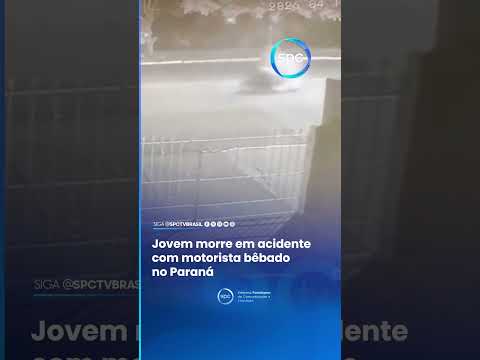 Jovem morre em acidente com motorista bêbado no Paraná