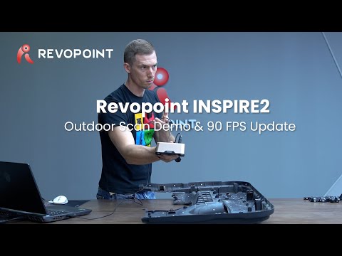 3D Scanning Outdoor Demo & 90 FPS Update | Revopoint INSPIRE 2