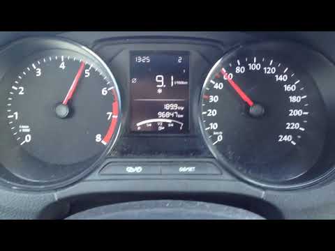 VW Polo 1.0 2014 0-100 km/h 60hp