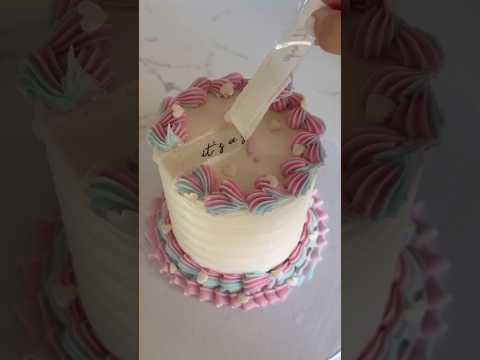 Gender reveal cake! How did it turn out?