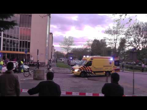 13-05-18 Prio 1 Schiet-incident (inzet LFL en BRW) - Dunantsingel en De Kortestraat (Gouda)