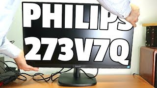 Günstiger Monitor mit schmalen Rahmen Philips 273V7QJ (dünner Rand)