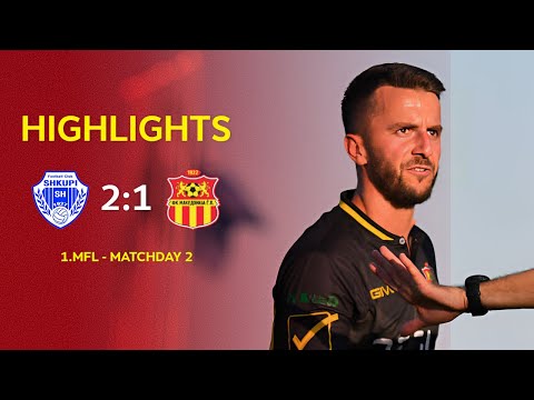 HIGHLIGHTS | FK Shkupi 2:1 FK Makedonija GP  1.MFL Matchday 2 22-23